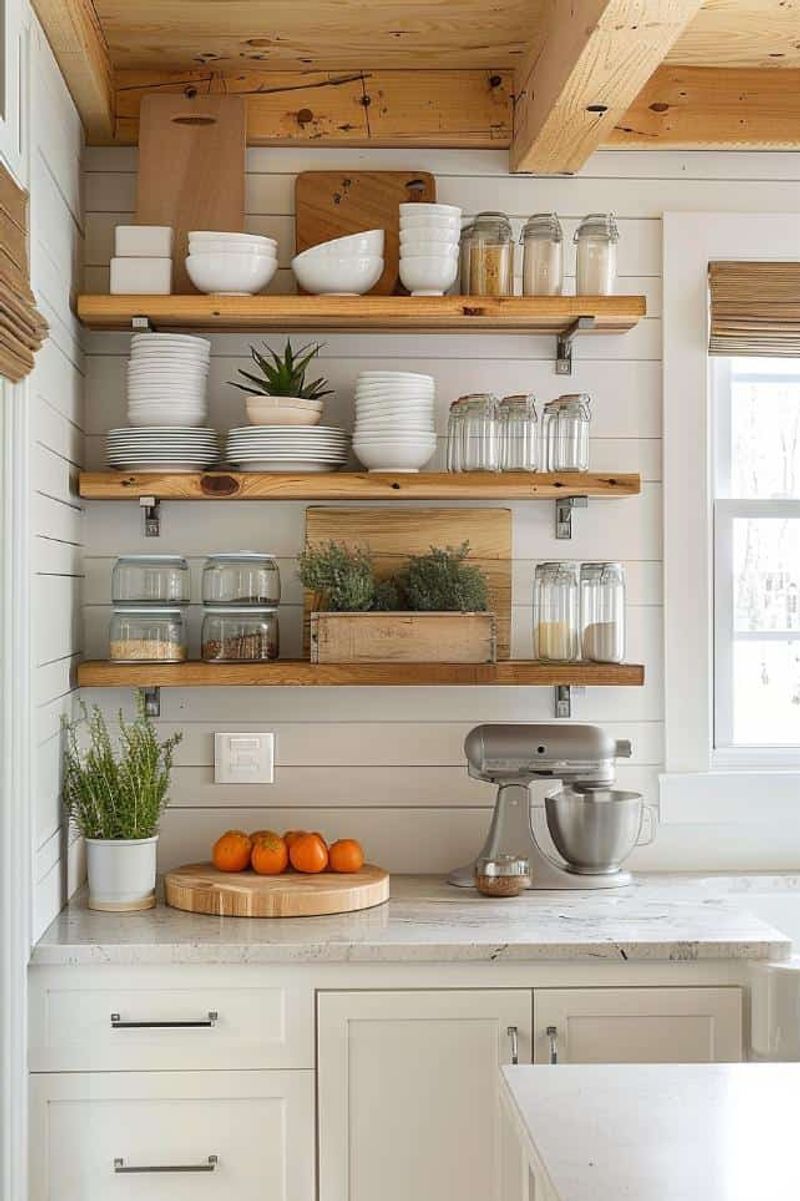 Open Kitchen Shelving