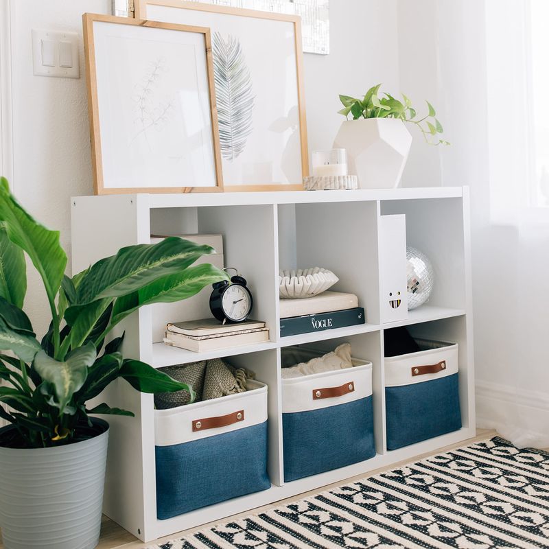 Fabric-Covered Bins