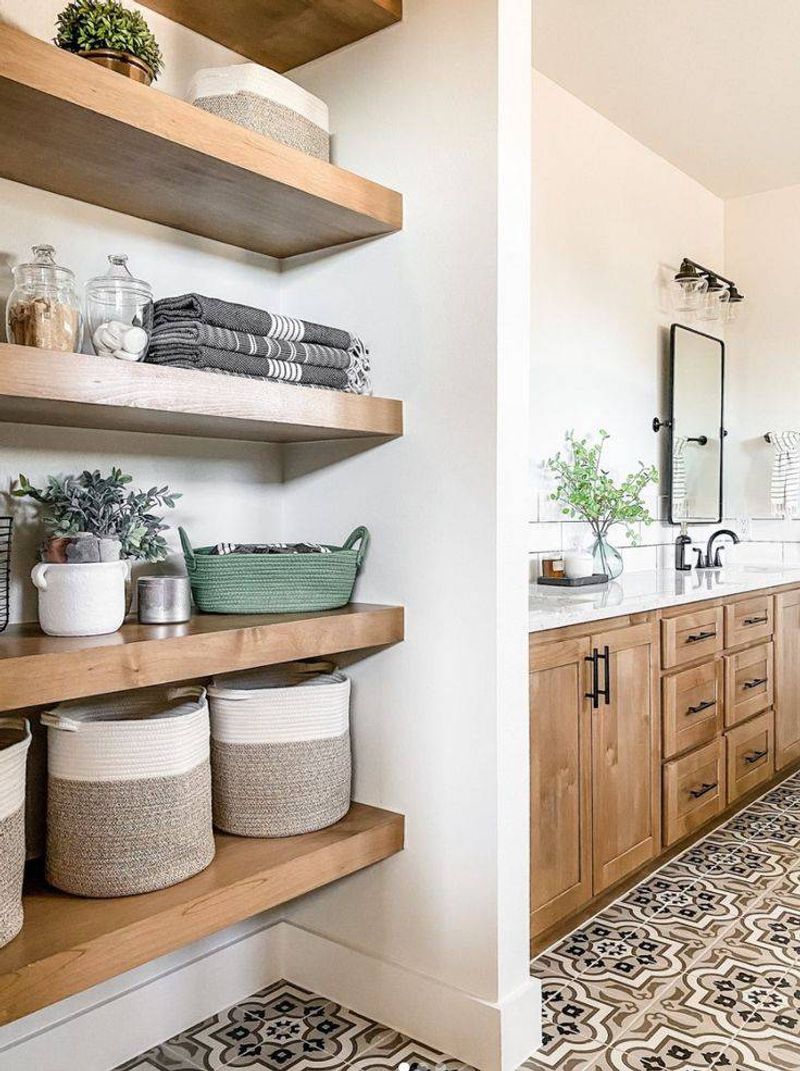 Too much open shelving