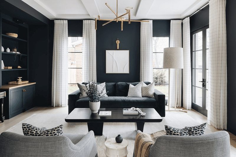 Add Dramatic Curtains to Frame Tiny Windows