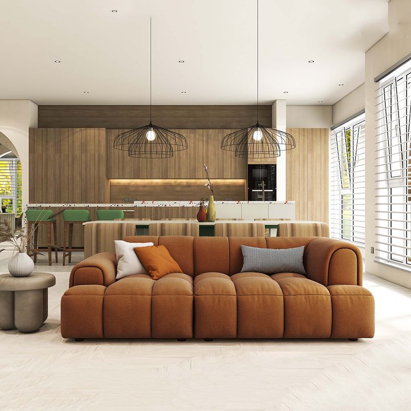 Faux Suede Sofa