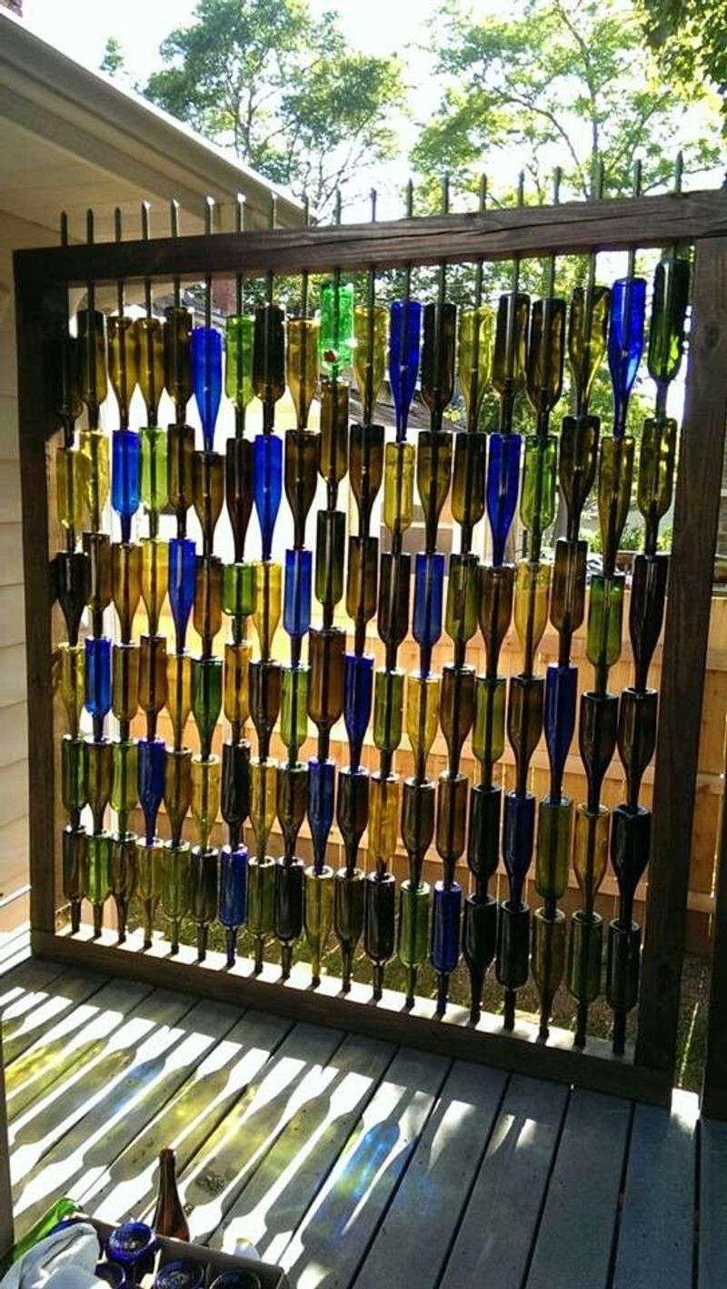 Wine Bottle Wall
