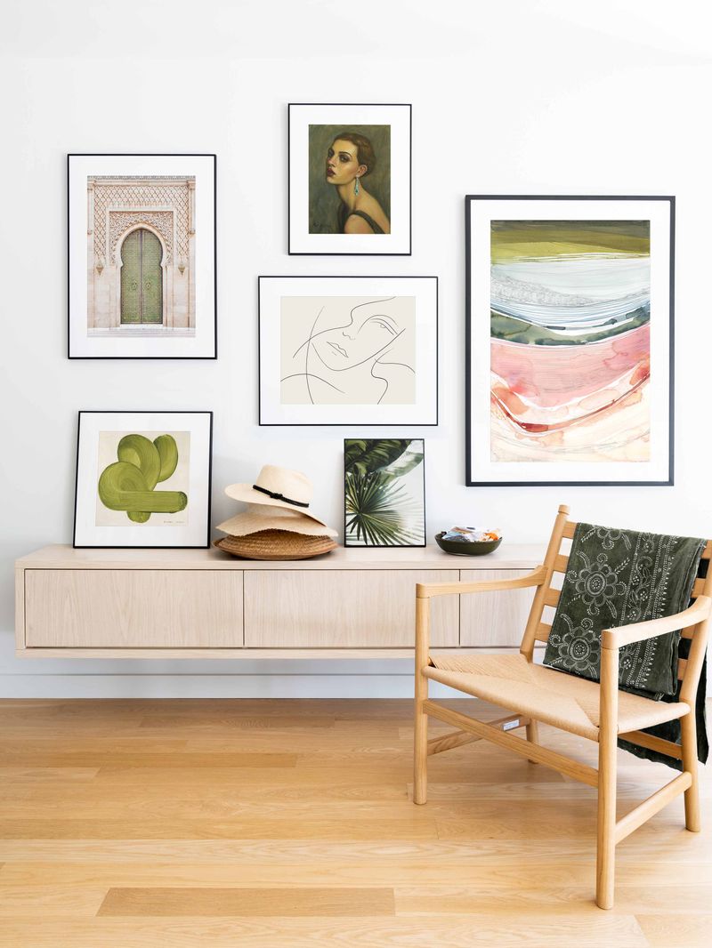 Hang Art with Earthy or Neutral Palettes