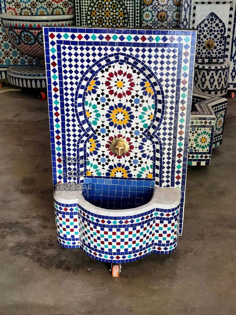Add water features or fountains