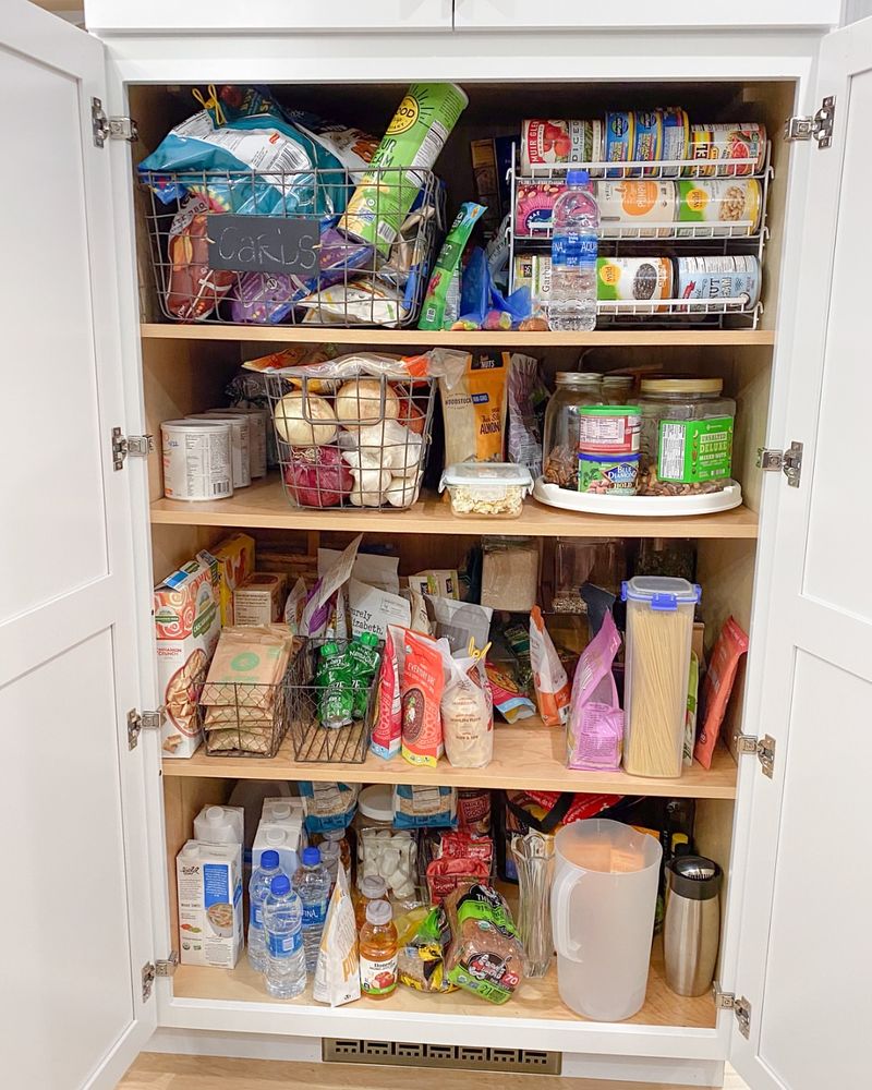 Overstuffing with Stackable Bins