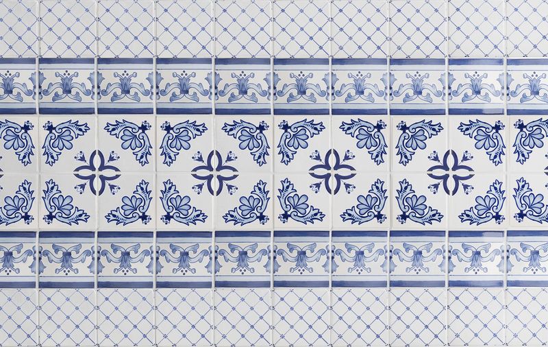 Classic Blue and White Delft-Inspired Tiles