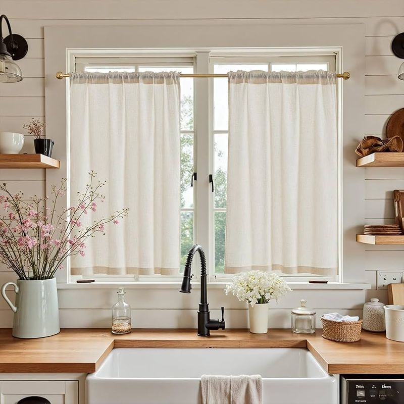 Linen Café Curtains