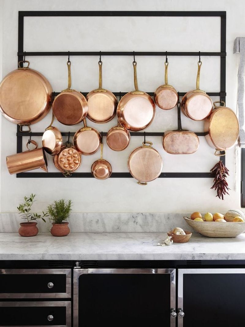 Hanging Copper Pots