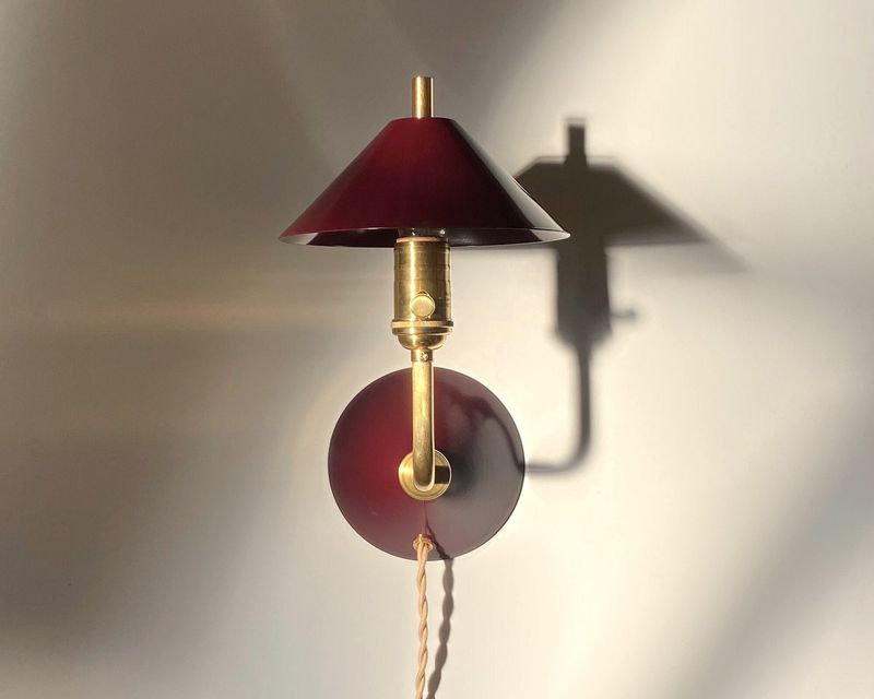 Moody Lighting with Brass Fixtures