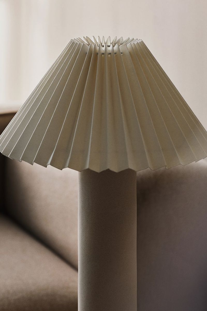 Pleated Fabric Lampshades