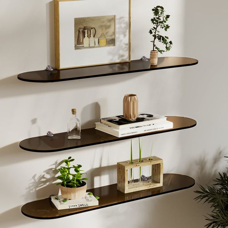 Wall-Mounted Floating Shelves