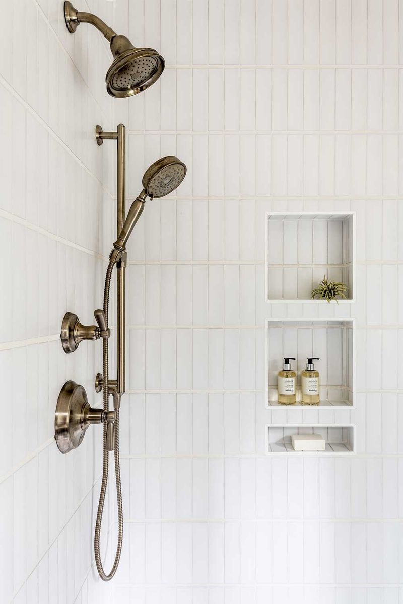 Shower Niche Instead Of Caddy Or Corner Shelf