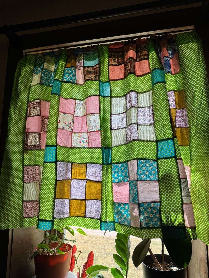 Stained Curtains Or Drapes