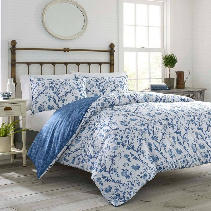 Blue Floral Bedding Sets