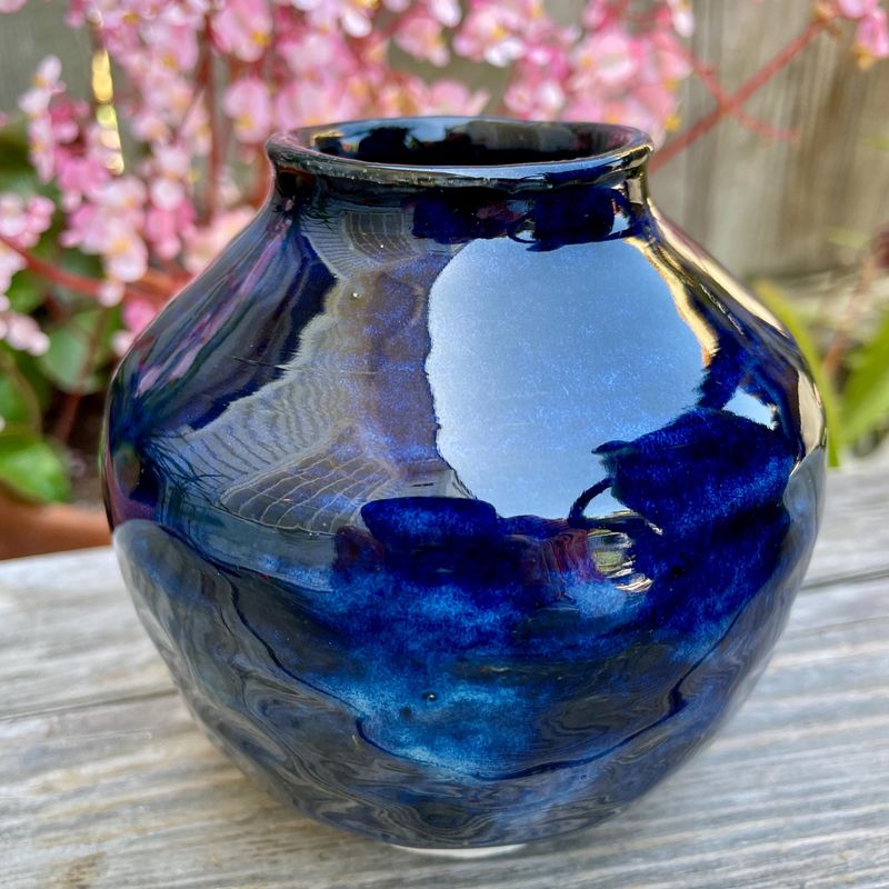 Blue Ceramic Vases