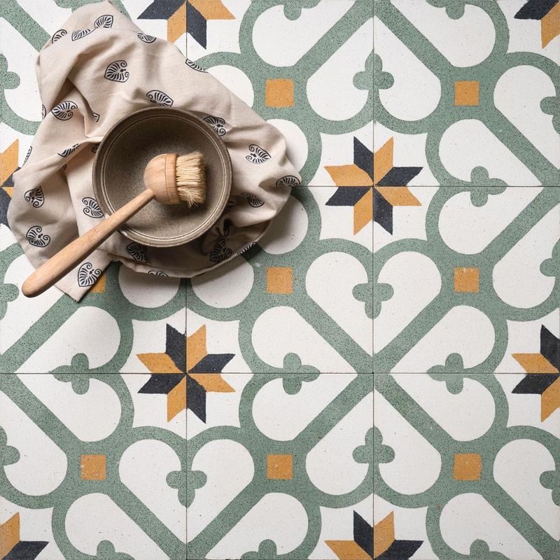 Encaustic Cement Tiles with Vintage Patterns