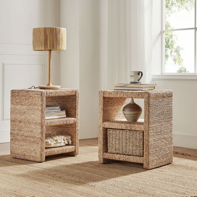 Rope-Accented Nightstands