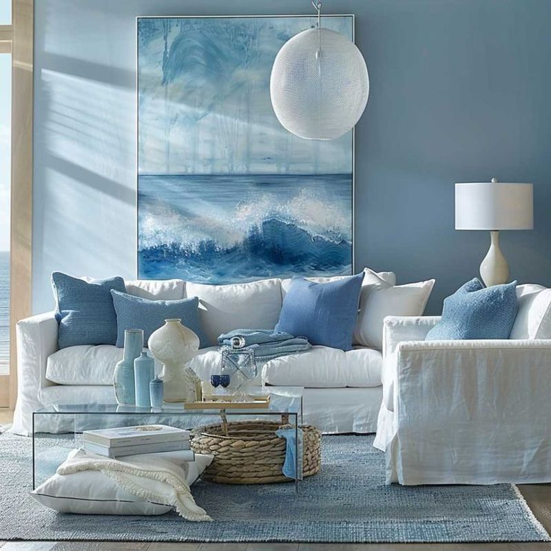 Blue-and-White Color Palette