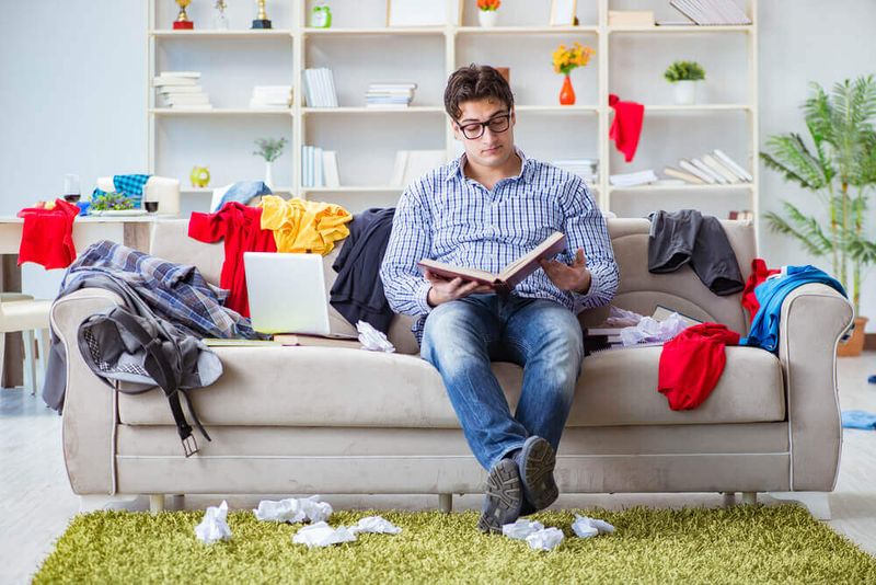 Visible clutter in common areas