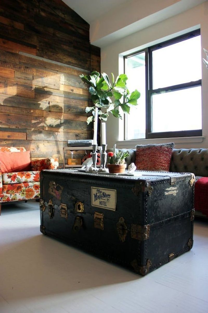 Vintage Trunks As Coffee Tables