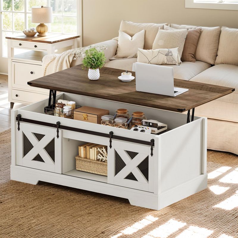 Farmhouse-Style Coffee Tables with Storage