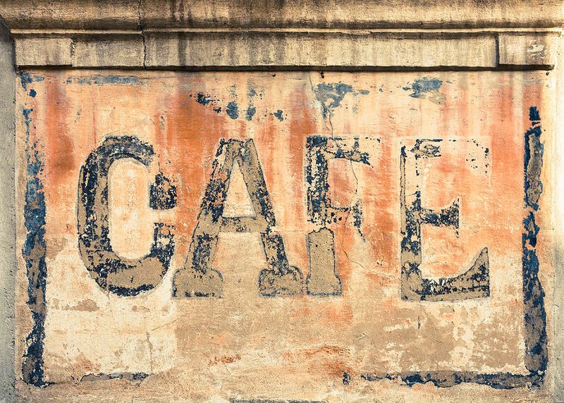 Vintage Café Signage